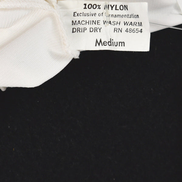 Vintage Long White Scallop Slip W24-36 Cats Like Us