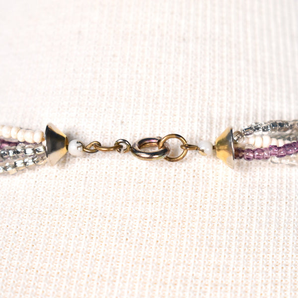 Vintage Multi Strand Pastel Necklace Cats Like Us