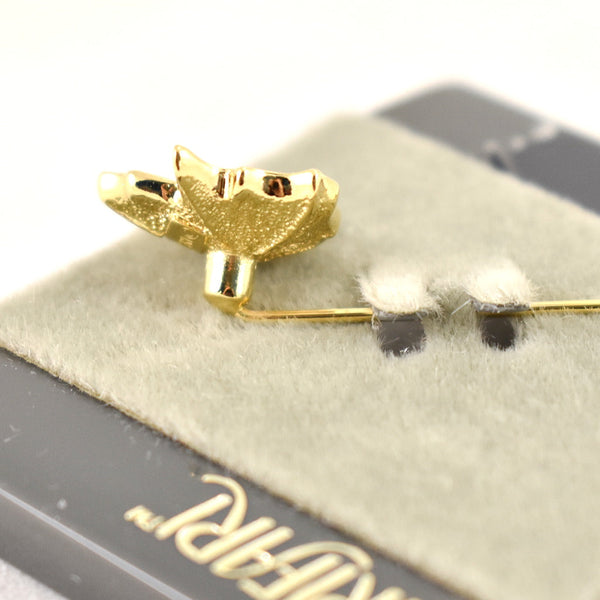 Vintage NOS Maple Leaf Stick Pin Cats Like Us