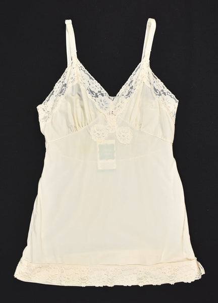 Vintage Off White Mini Full Slip Cats Like Us