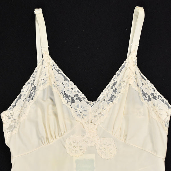 Vintage Off White Mini Full Slip Cats Like Us