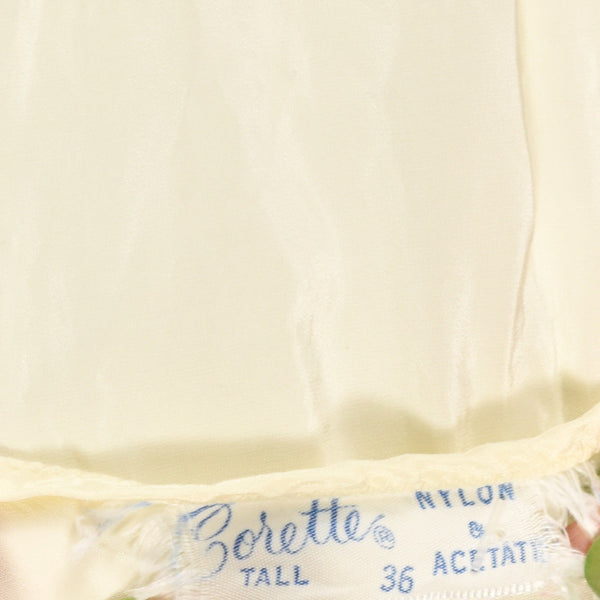 Vintage Off White Plain Full Slip Cats Like Us