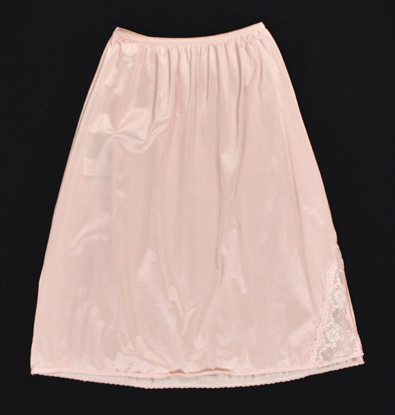 Vintage Pale Pink Lace Slit W20-28 Cats Like Us