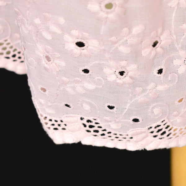 Vintage Pink Eyelet Half Apron Cats Like Us