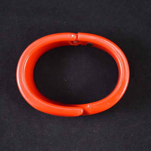 Vintage Red Hinge Bangle Bracelet Cats Like Us