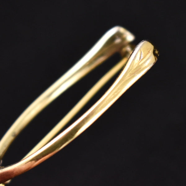 Vintage SS Tiffany Wishbone Brooch Pin Cats Like Us