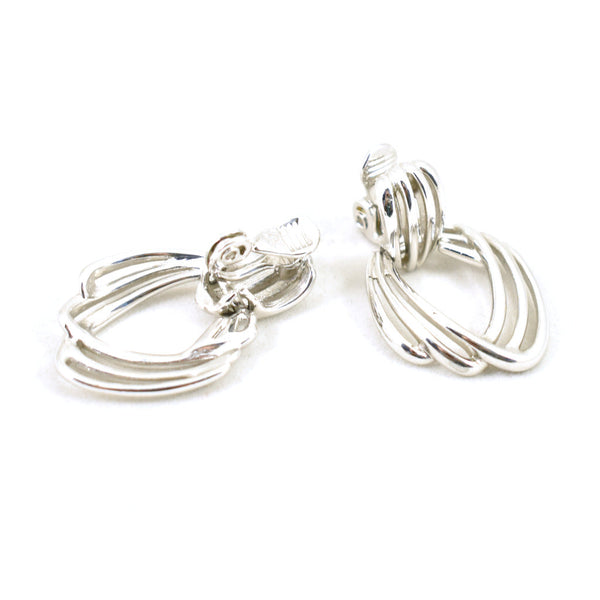 Vintage Silver Abstract Knocker Earring Cats Like Us