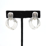 Cats Like Us Vintage Silver Abstract Knocker Earring