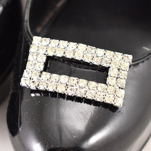 Vintage Sparkly Rhinestone Shoe Clips Cats Like Us