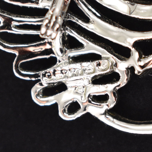 Vintage Swirl Feather Plume Brooch Cats Like Us