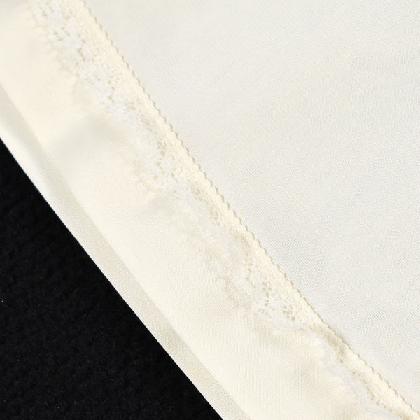 Vintage White Long Lace Trim Slip W24-33 Cats Like Us