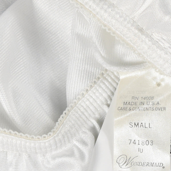 Vintage White Long Slit Half Slip W22-30 Cats Like Us