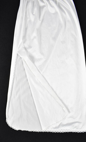 Vintage White Long Slit Half Slip W22-30 Cats Like Us
