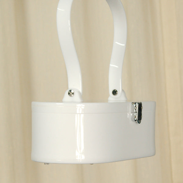 White Lola Von Rose Handbag Cats Like Us