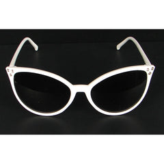 White Modern Cat Eye Sunglasses