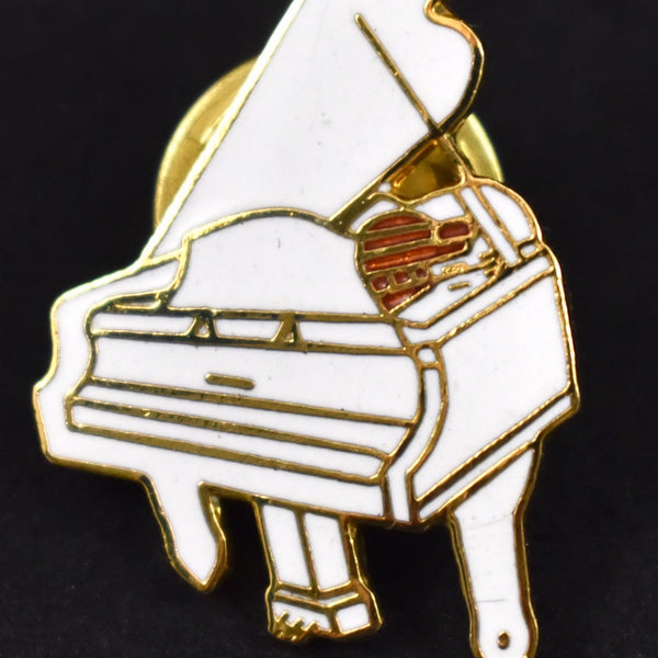 White Piano Tack Pin Cats Like Us