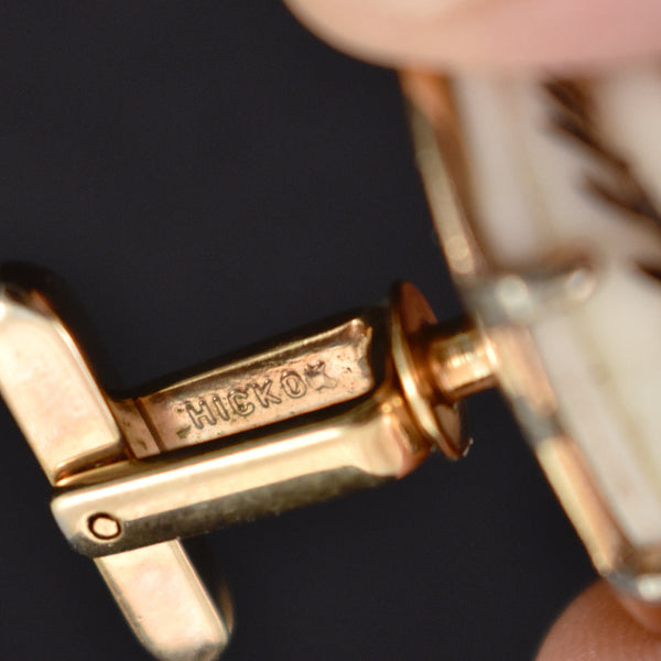 White Scarab Beetle Vintage Cuff Links Cats Like Us