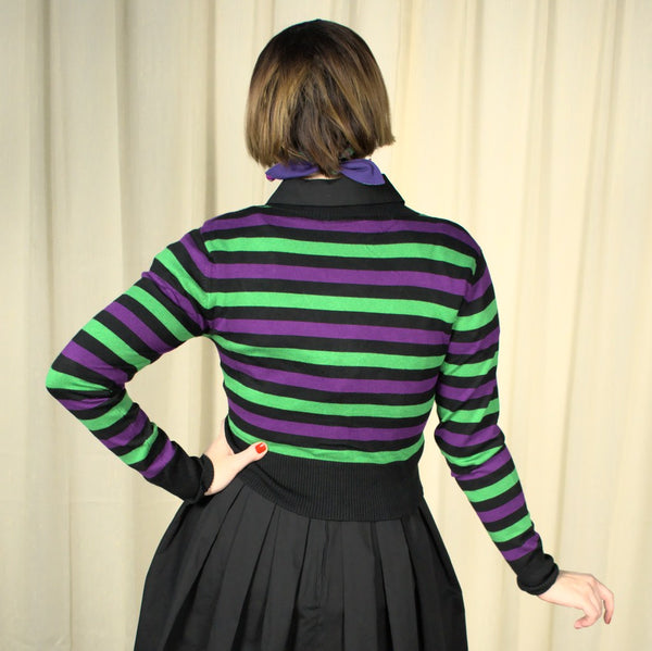 Witching Hour Striped Cardigan Cats Like Us
