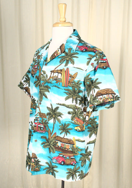 Woodys Vacation Aloha Shirt Cats Like Us