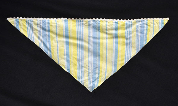 Yellow Blue Striped Hair Scarf Cats Like Us