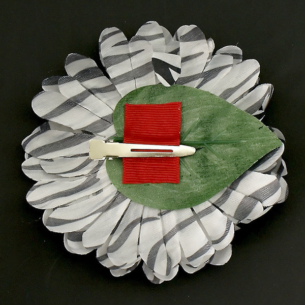 Zebra Daisy Hair Flower Cats Like Us