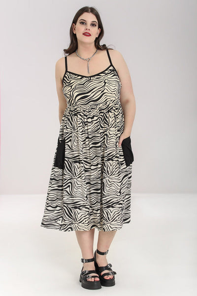 Zebra Maxi Lounge Dress Cats Like Us