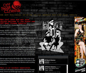 CLU Advertising on Off Beat Cinema Website