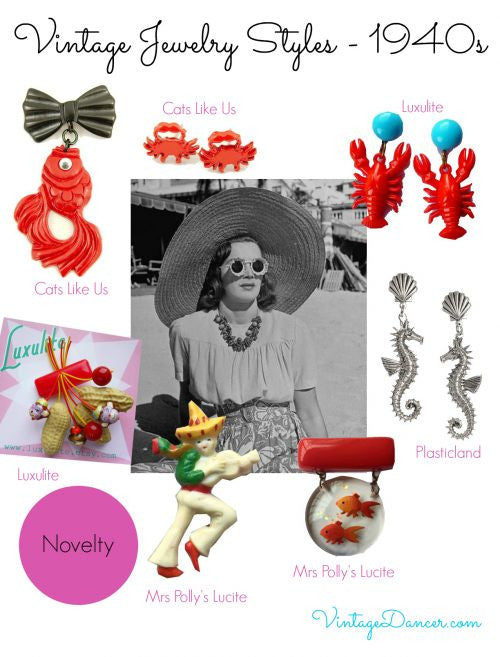 CLU Featured on Vintage Dancer 1940s Jewelry Styles and Trends to Wear