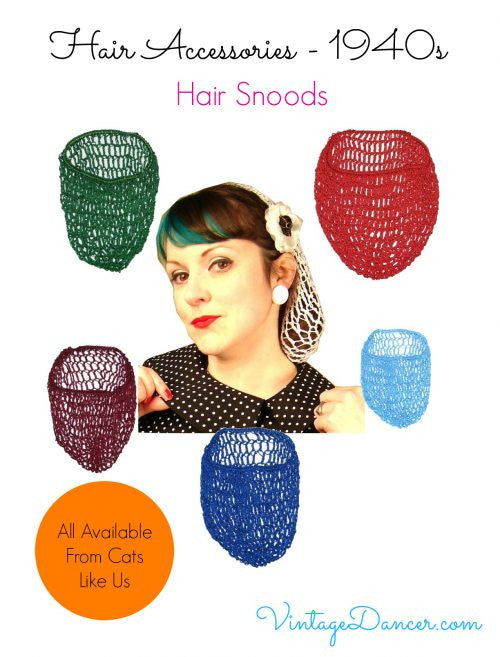 CLU Featured on Vintage Dancer's 1940s Vintage Hair Accessories