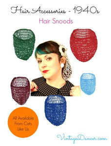 CLU Featured on Vintage Dancer's 1940s Vintage Hair Accessories