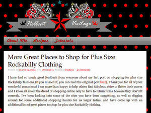 CLU Named Great Place to Shop for Plus Size Rockabilly Clothing