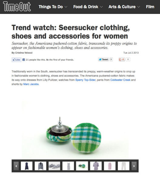 Cats Like Us Earrings Featured in Time Out NY Trend Watch!