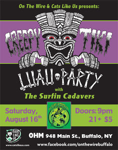 Creepy Tiki Luau Party with The Surfin Cadavers!