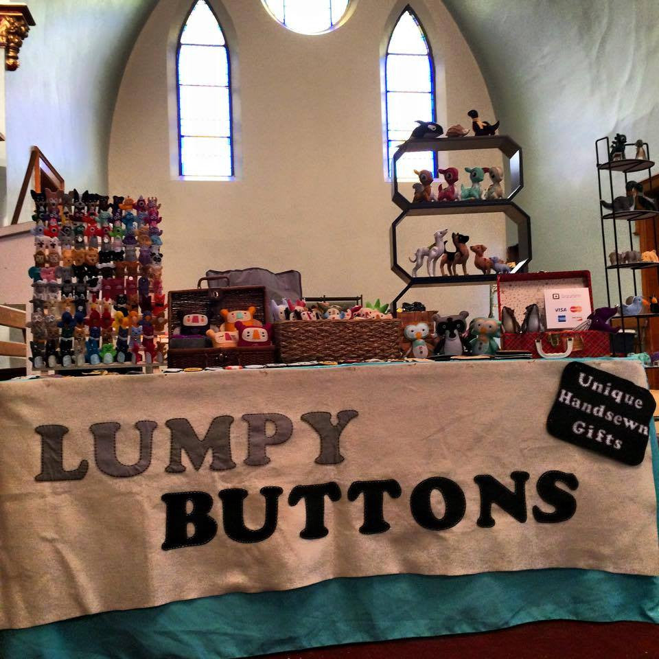 Lumpy Buttons Felt Work Showcase