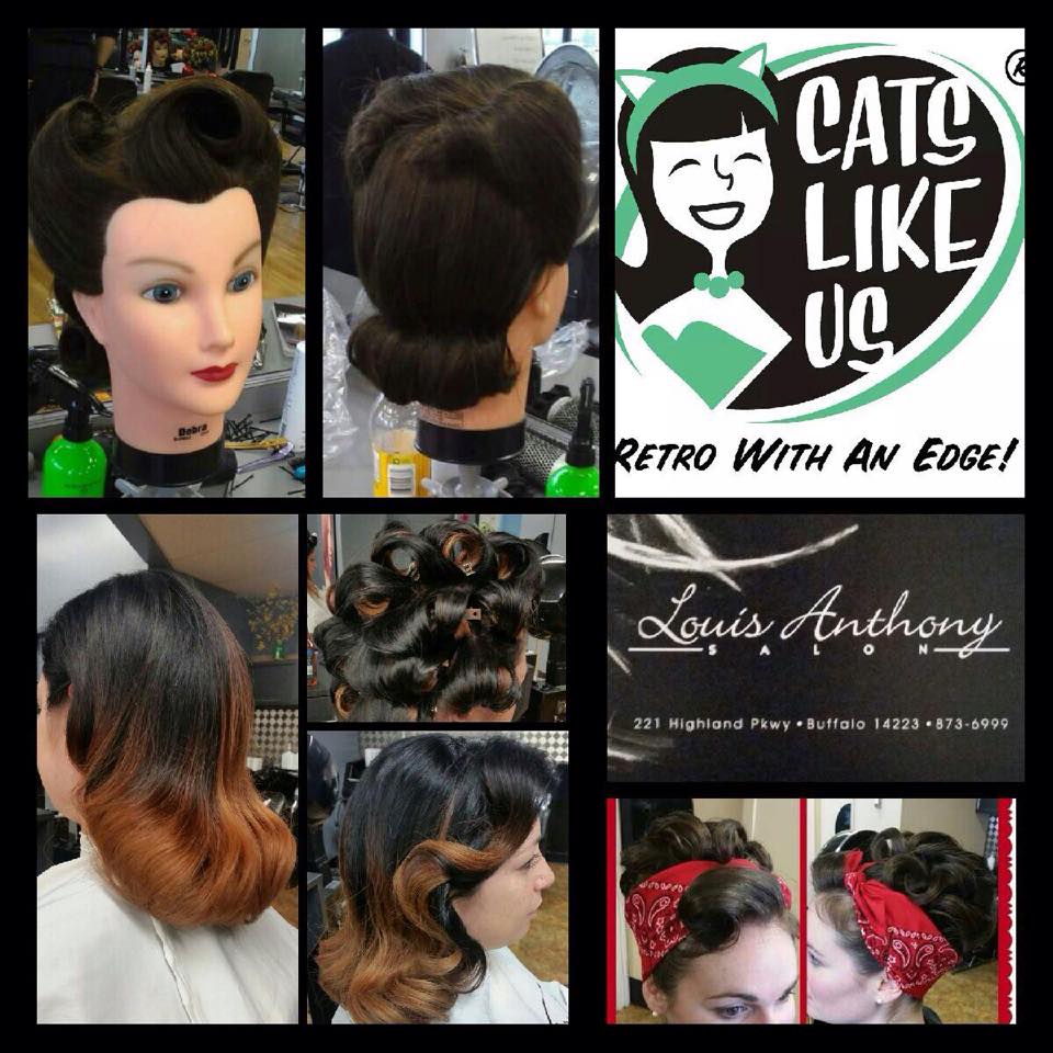 Retro Hair Styling Class Sponsored by Cats Like Us