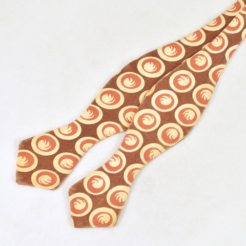 1940s Brown Large Dot Bow Tie Cats Like Us