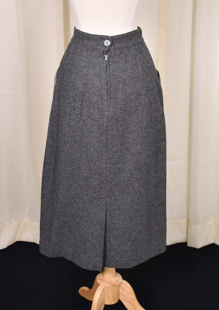 Vintage 1940s Contrast Skirt