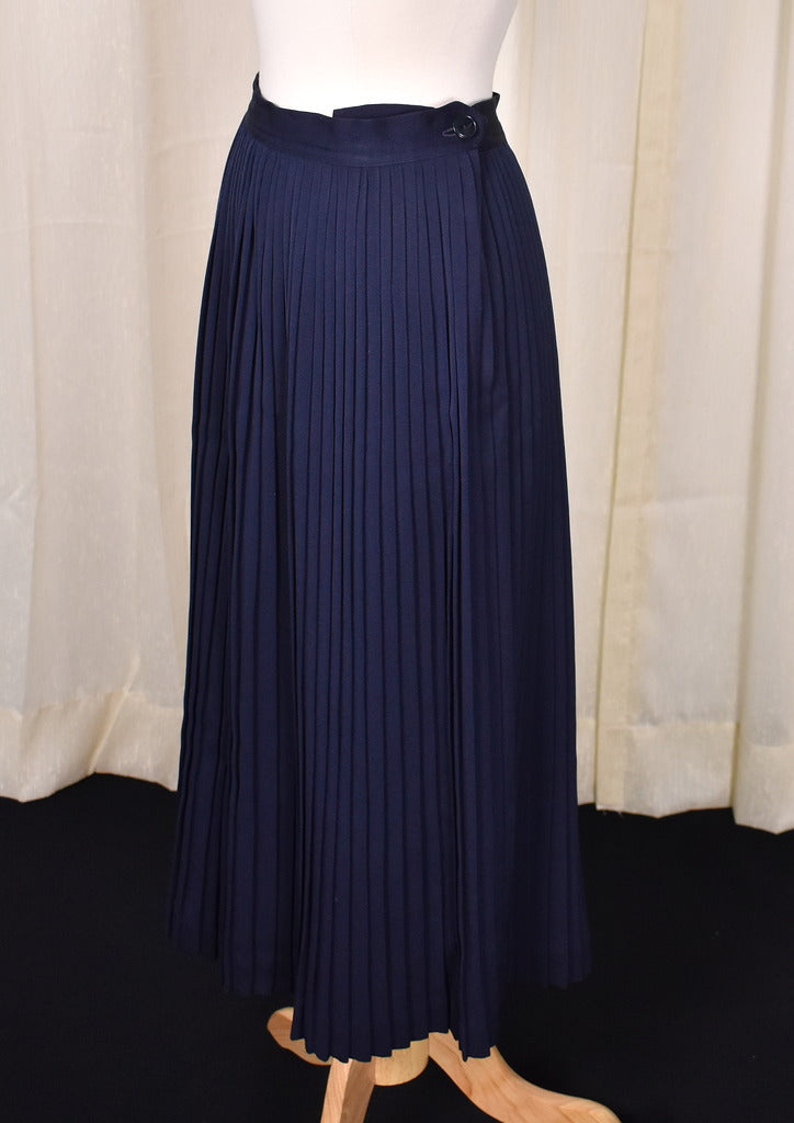 1940s navy blue skirt 2025