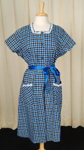 1950s Blue Houndstooth Dress Cats Like Us