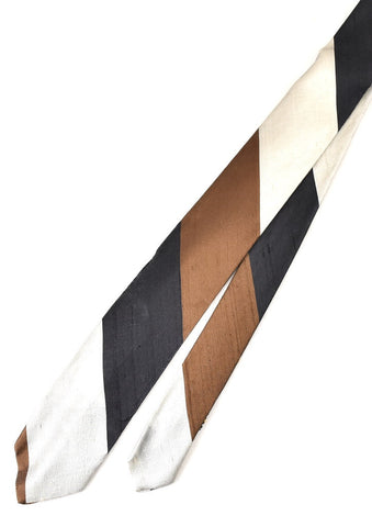 1950s Brn & Blk Stripe Vintage Tie Cats Like Us