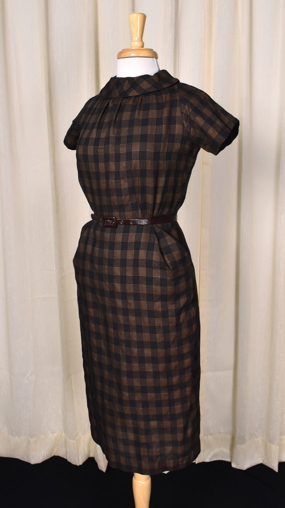 brown wiggle dress Tyra Wiggle Dress – Daisy Jones' Locker main image 0