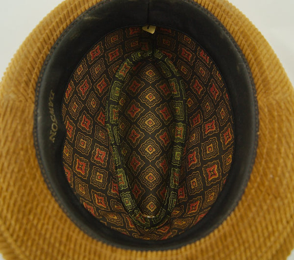 1950s Corduroy Trilby Hat Cats Like Us
