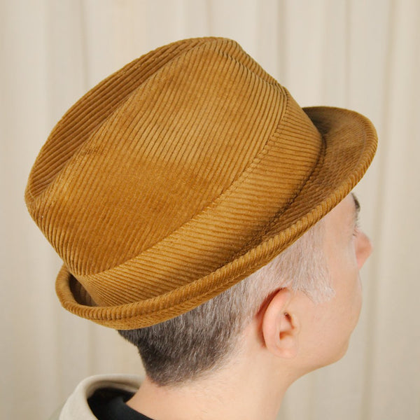 1950s Corduroy Trilby Hat Cats Like Us