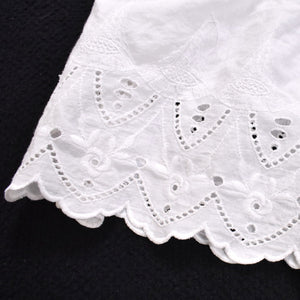 1950s Cotton Ruffle Eyelet Slip Cats Like Us