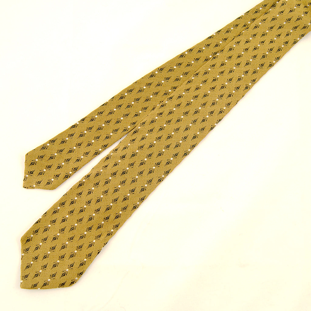 1950s Gold & Navy Tie Cats Like Us