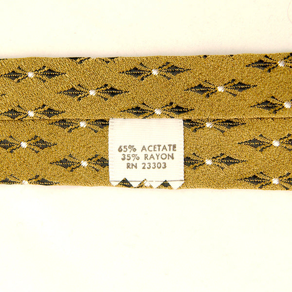 1950s Gold & Navy Tie Cats Like Us