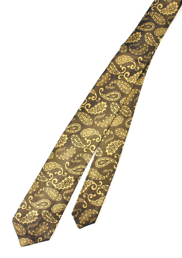 1950s Golden Paisley Vintage Tie Cats Like Us