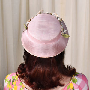 1950s Pale Pink Tea Hat Cats Like Us