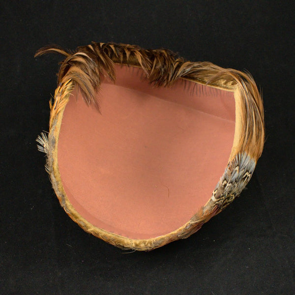 1950s Pheasant Feather Cap Hat Cats Like Us