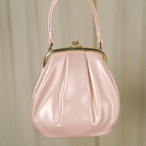 1950s Pink Pearlized Handbag Cats Like Us